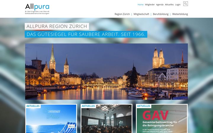 Screenshot of allpura-zh.ch