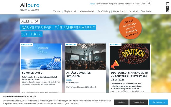 Screenshot of allpura.ch