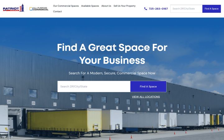 Screenshot of allpurposecommercial.com