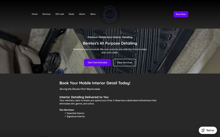 Screenshot of allpurposedetailing.square.site