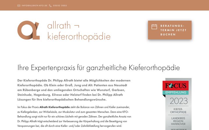 Captura de ecrã de allrath-kfo.de
