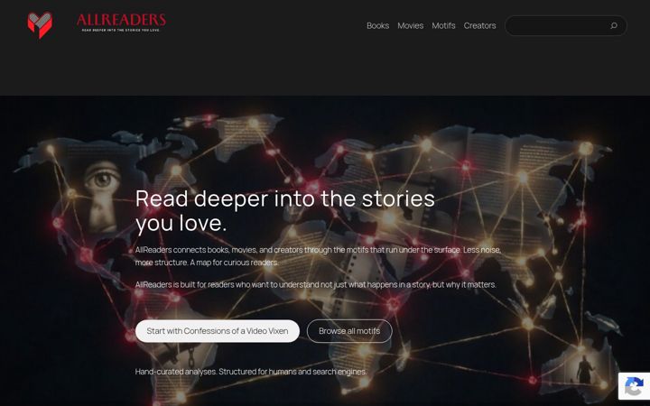 Ekrānuzņēmums no allreaders.com
