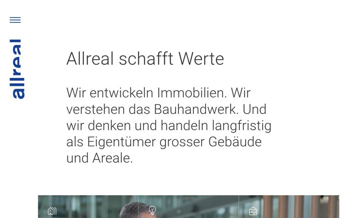 Captura de ecrã de allreal.ch
