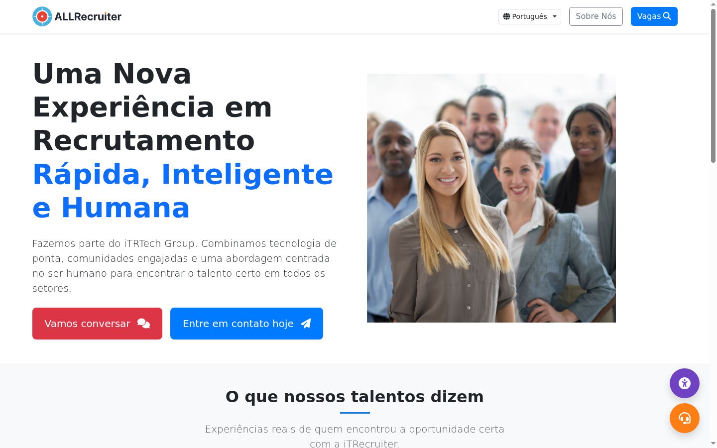 Captura de ecrã do banner de consentimento apresentado antes de qualquer interação