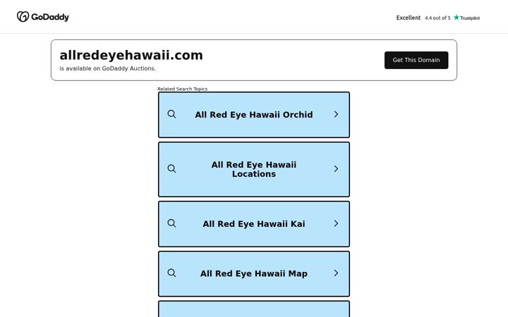 Screenshot of allredeyehawaii.com