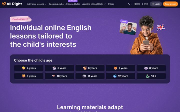 Screenshot of allright.com