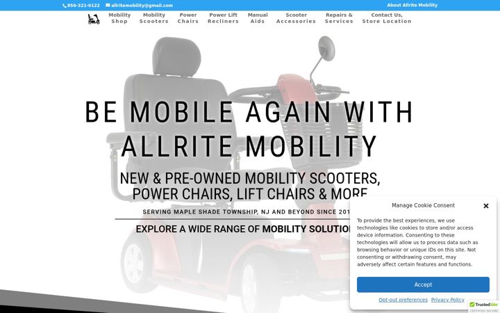 Screenshot του allritemobility.com