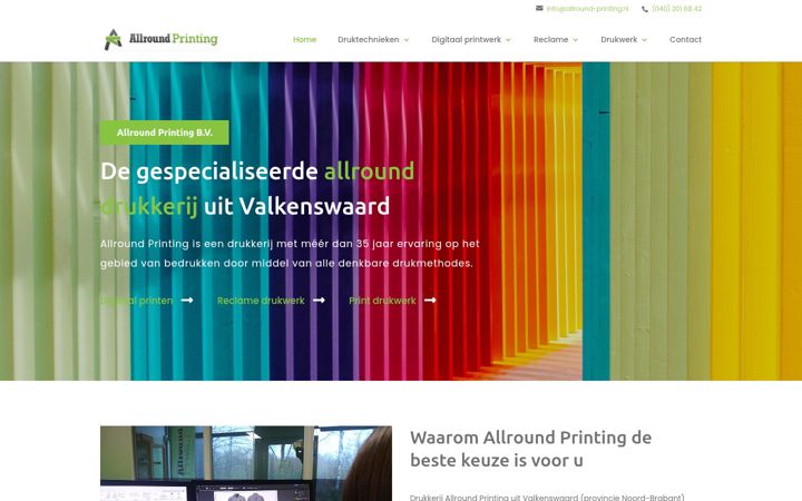 Screenshot of allround-printing.nl