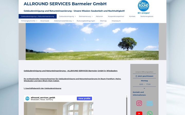 Screenshot of allround-services-gmbh.de