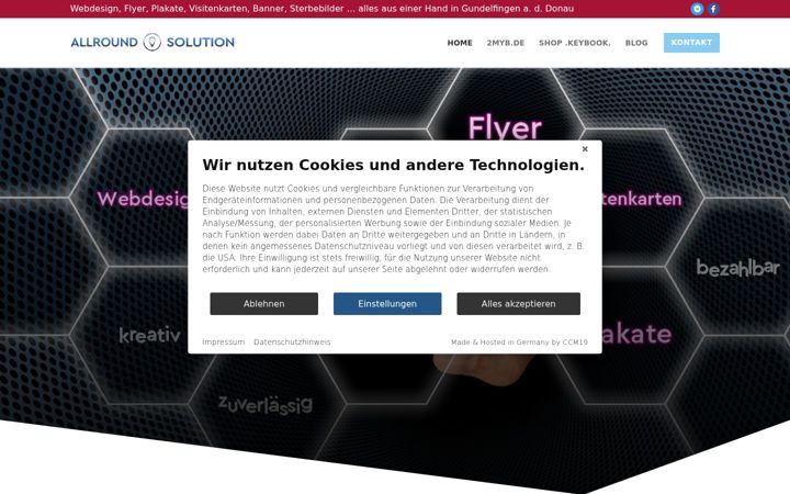 Zrzut ekranu allround-solution.de