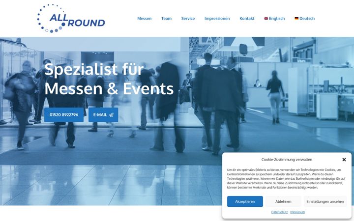 Screenshot of allround.events