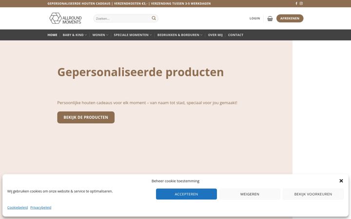 Skärmbild av allroundmoments.nl