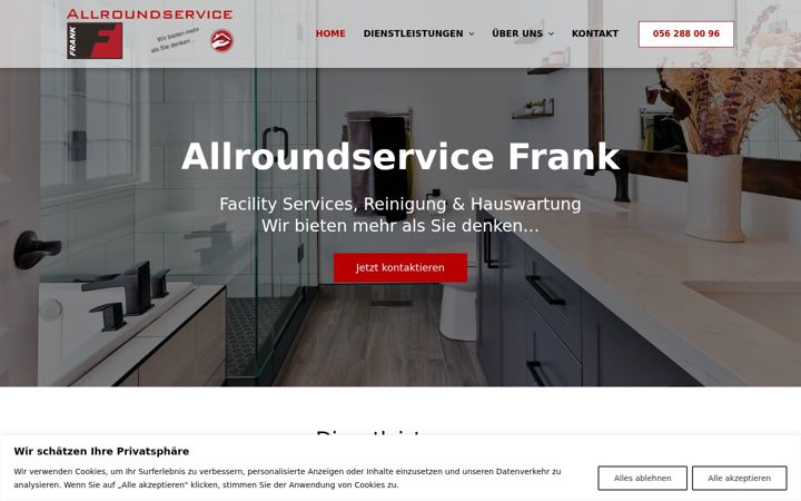 Skärmbild av allroundservice-frank.ch