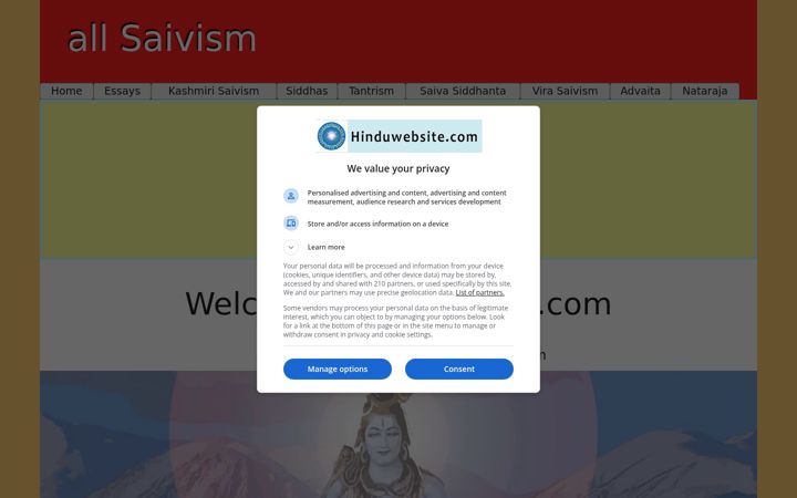 Screenshot von allsaivism.com