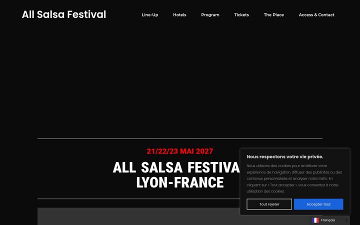 Screenshot of allsalsafestival.com