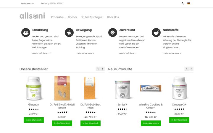 Screenshot of allsani.com