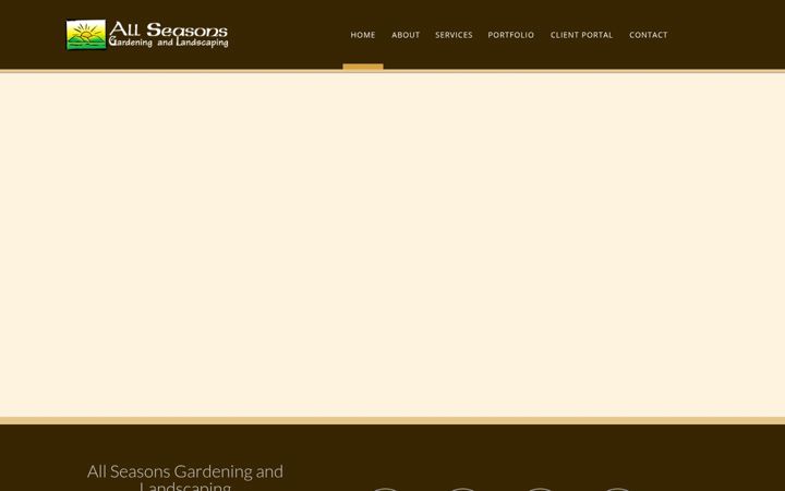 Screenshot of allseasonslandscaping.com
