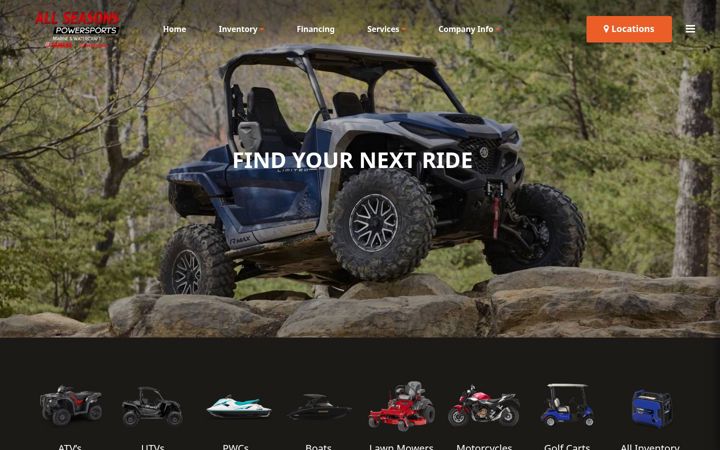 Screenshot von allseasonspowersportsinc.com