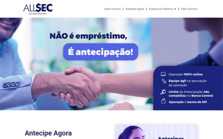 Screenshot von allsec.net.br