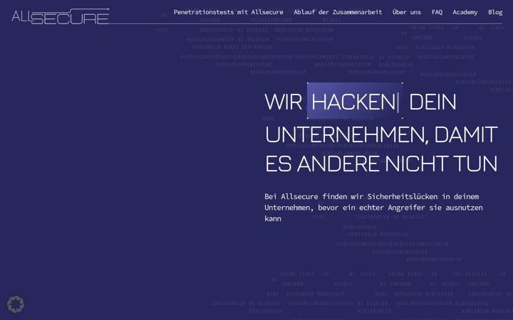 Screenshot of allsecure.at