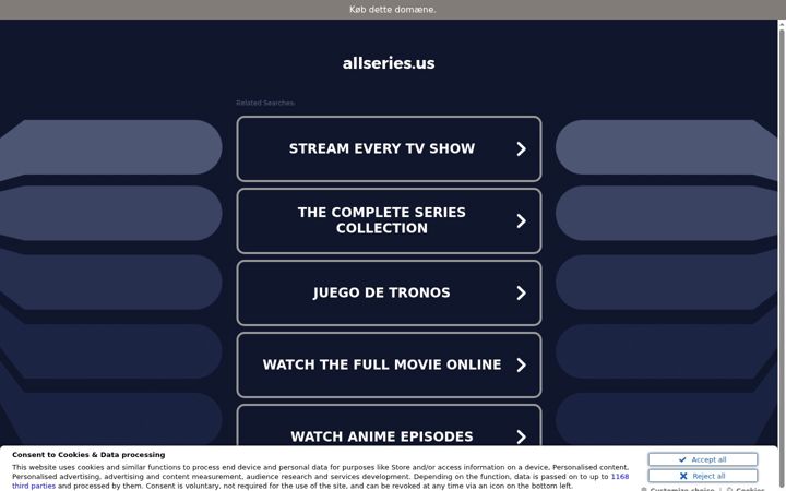 Screenshot of allseries.us