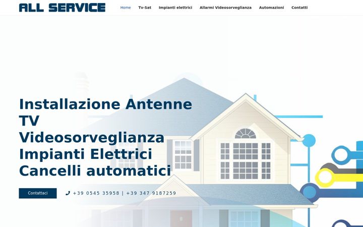Screenshot of allservice-romagna.it