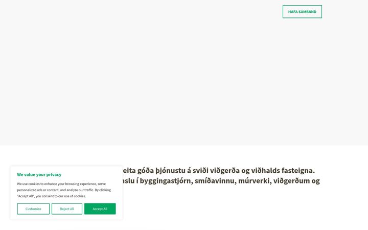 Screenshot of allsherjar.is