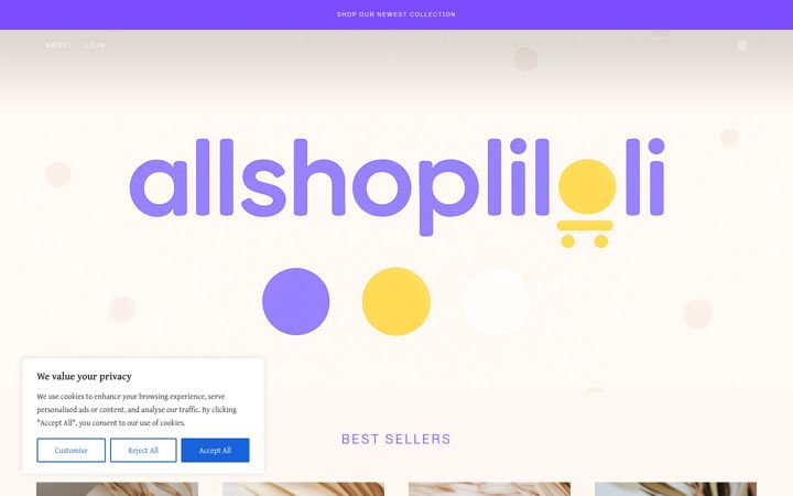 Screenshot von allshopliloli.com