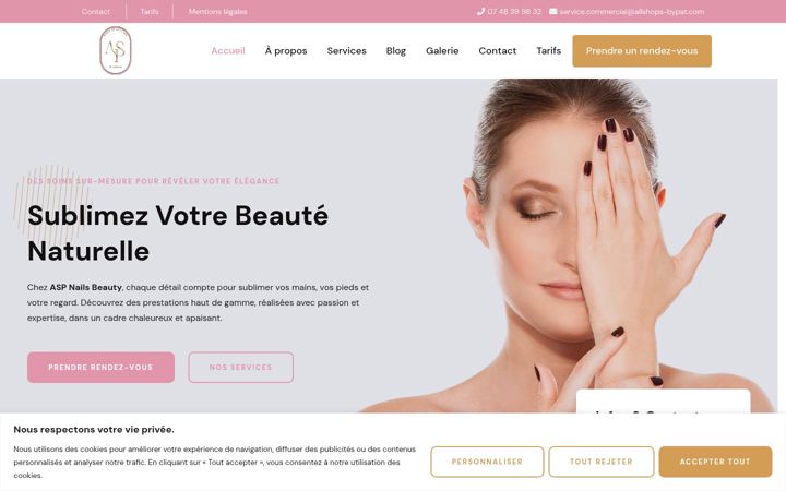 Screenshot of allshops-bypat.com