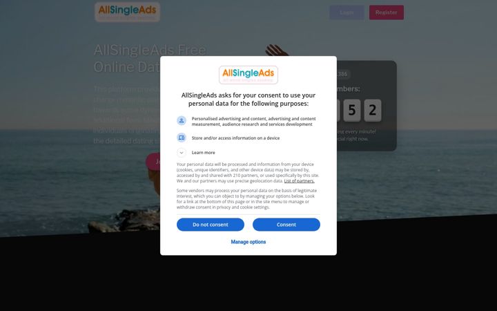 Screenshot of allsingleads.com