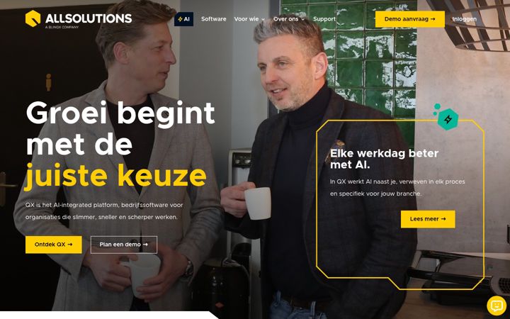 Screenshot of allsolutions.nl