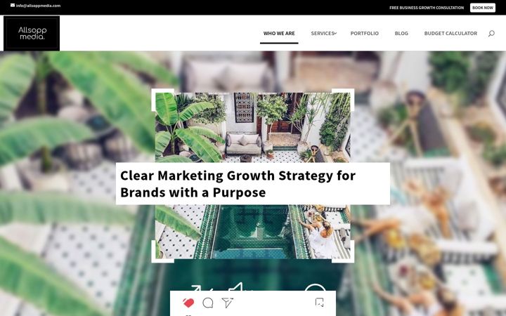 Screenshot of allsoppmedia.com