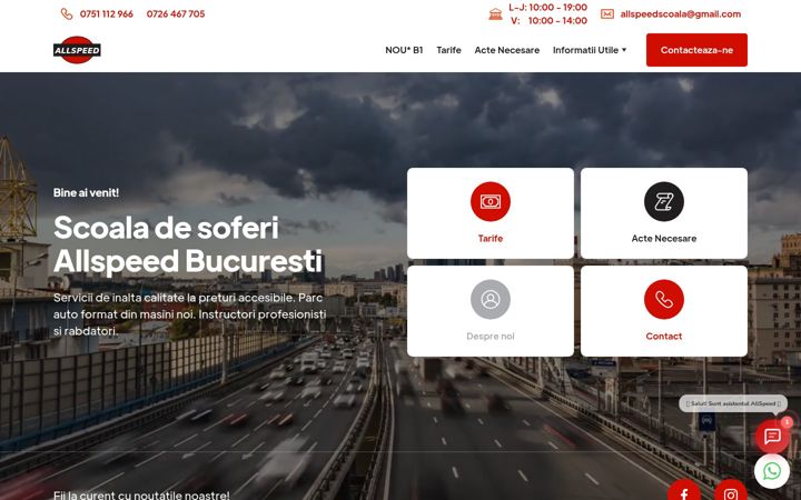 Screenshot of allspeed.ro