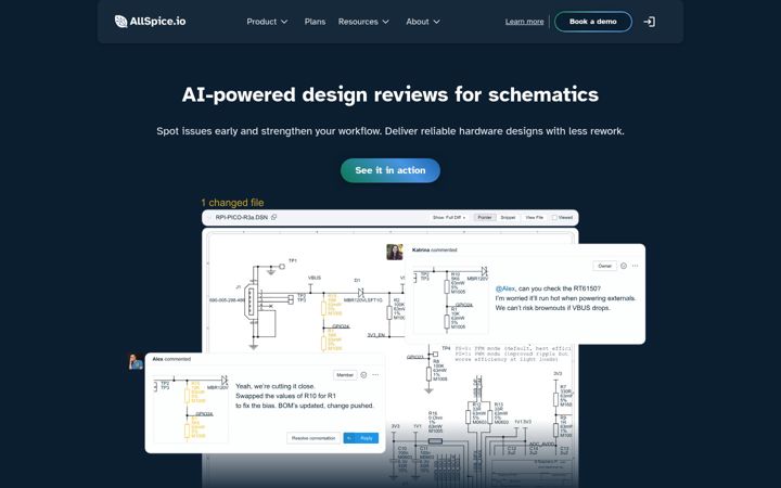 Screenshot of allspice.io