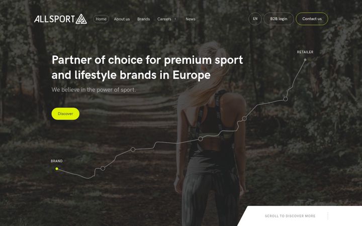 Screenshot of allsport-group.com