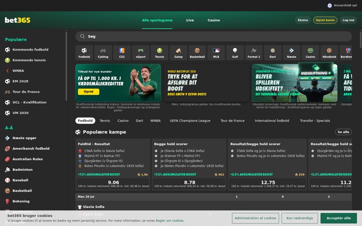 Screenshot of allsport365.com