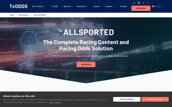 Screenshot of allsported.com