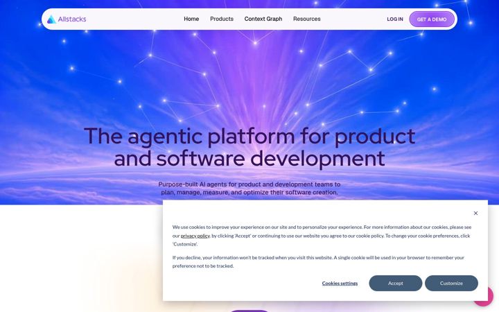 Screenshot of allstacks.com