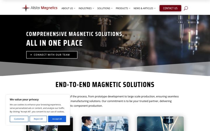 Képernyőkép: allstarmagnetics.com