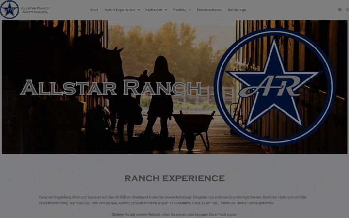 Screenshot of allstarranch.de