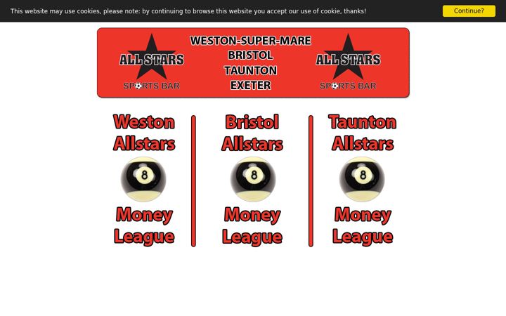 Screenshot of allstarsmoneyleague.co.uk