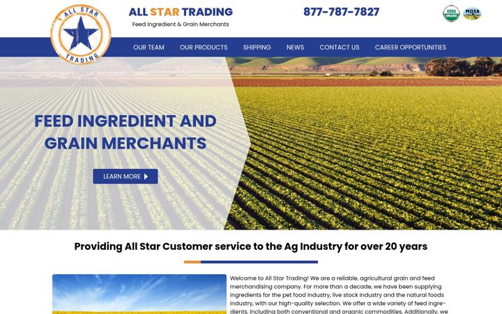 Screenshot of allstartrading.com