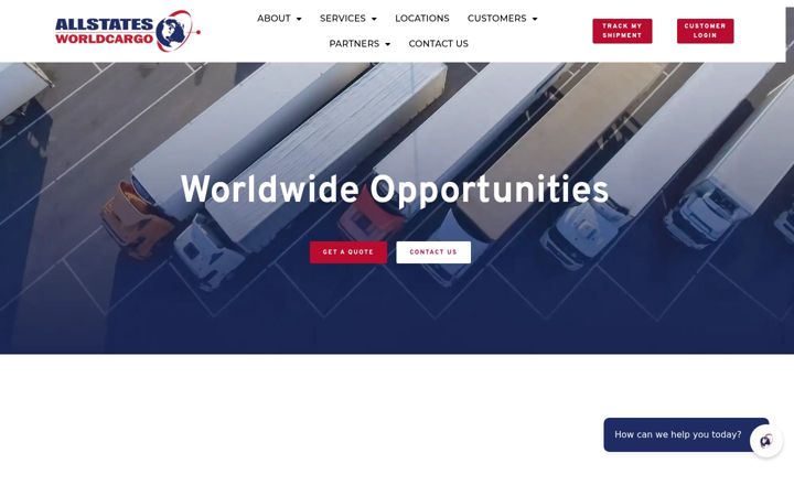 Screenshot of allstates-worldcargo.com