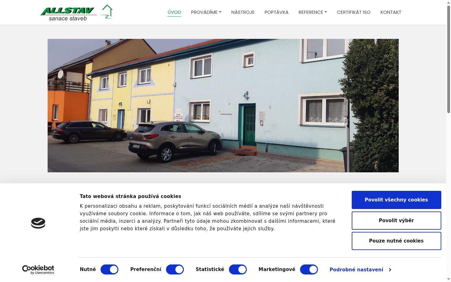 Screenshot des Einwilligungsbanners vor jeglicher Interaktion