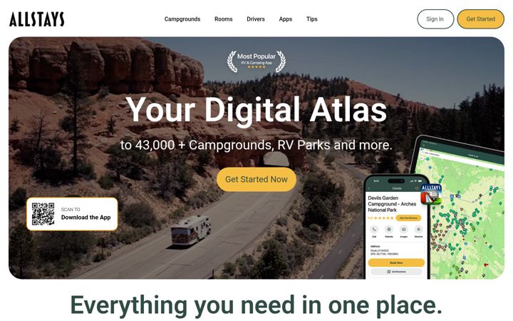 Screenshot of allstays.com