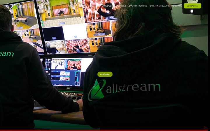 Ekraanipilt saidist allstream.it