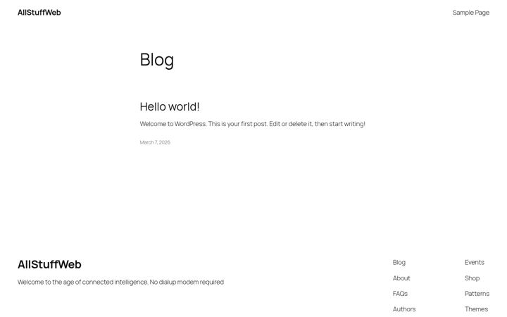 Screenshot of allstuffweb.com