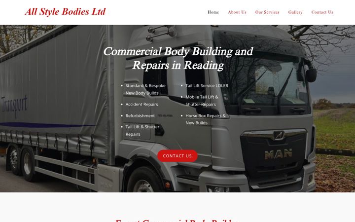 Screenshot of allstylebodies.co.uk