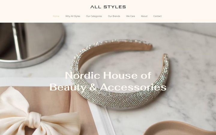 Screenshot of allstyles.dk