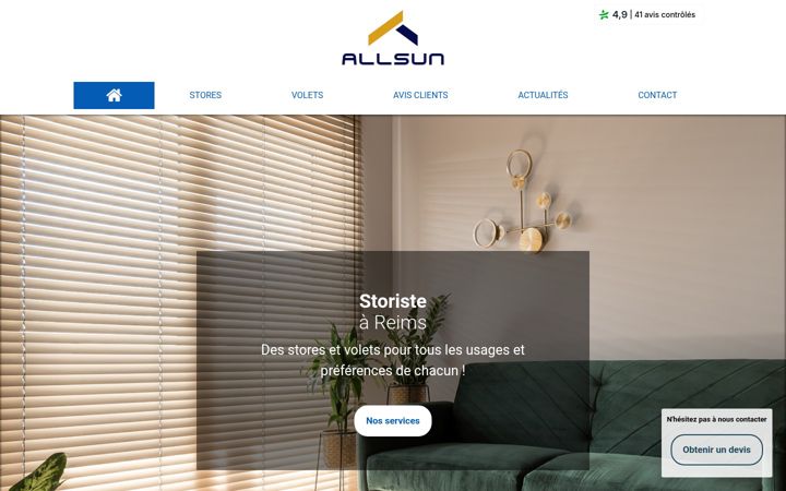 Screenshot of allsun-reims-avis.fr